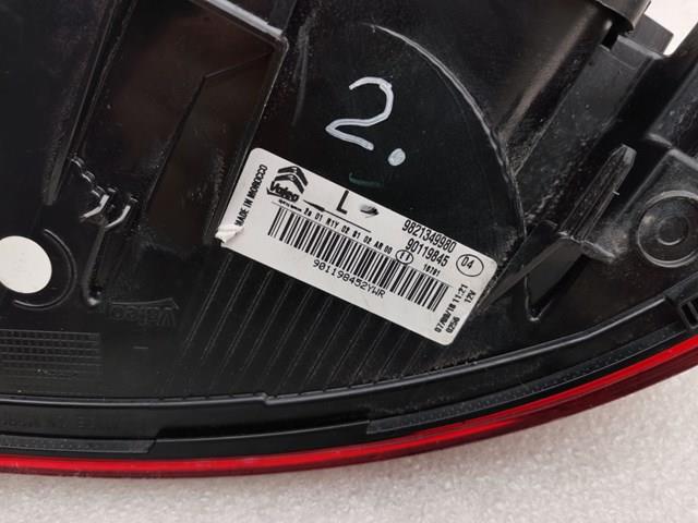 9821349980 Peugeot/Citroen Lampa zespolona tylna lewa zewnętrzna