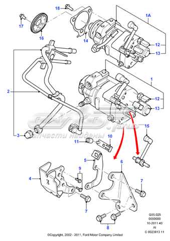Zawór regulacji ciśnienia (zawór redukcyjny pompy wtryskowej) System Common-Rail Engitech ENT230021 cena, od 31,61 USD
