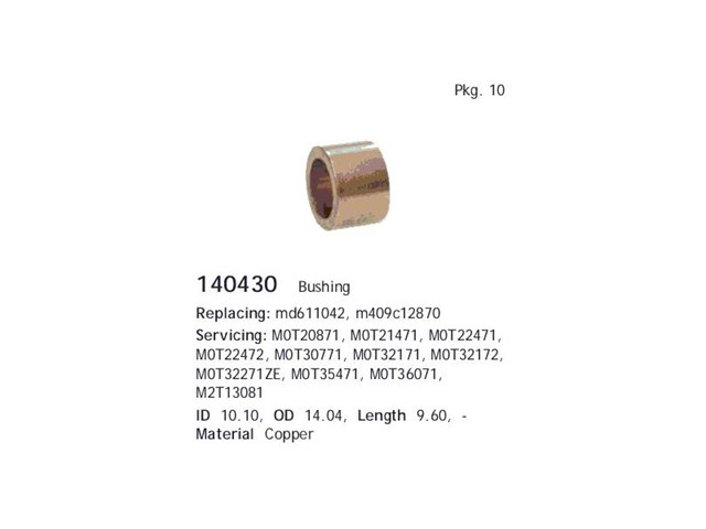 Tuleja rozrusznika Cargo 140430 cena, od 0,54 USD