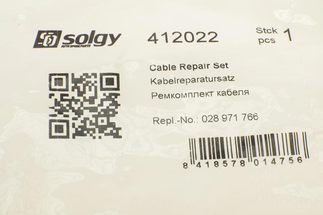Przewód świec żarowych 412022 Solgy