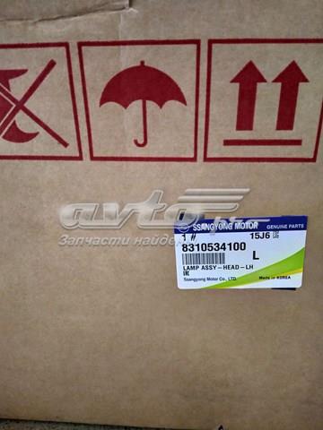 Reflektor lewy 8310534100 Ssang Yong