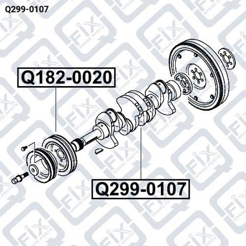Wał korbowy silnika Q-fix Q2990107 cena, od 429,89 USD