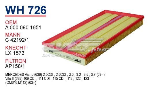 Filtr powietrza Wunder WH726 cena, od 10,79 USD