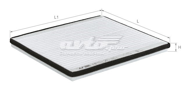 Filtr kabiny AF5126 Alpha Filter