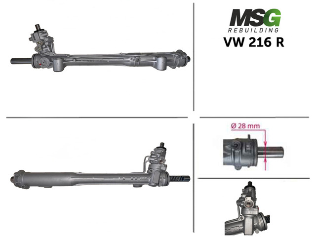 VW216R MSG Rebuilding Listwa kierownicza (maglownica)
