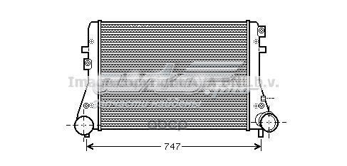VNA4306 AVA chłodnica intercoolera
