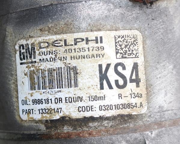 Do koszyka 13322147 General Motors Sprężarka klimatyzacji