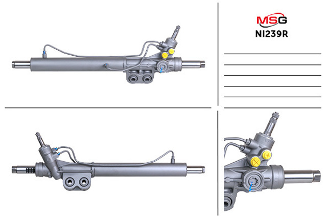 Listwa kierownicza (maglownica) MSG Rebuilding NI239R cena, od 375,52 USD