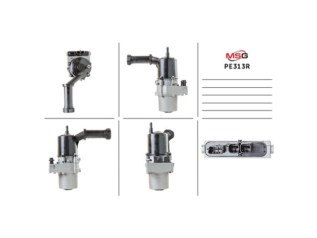 Pompa wspomagania hydraulicznego kierownicy PE313R MSG Rebuilding