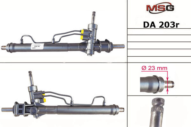 DA203R MSG Rebuilding Listwa kierownicza (maglownica)