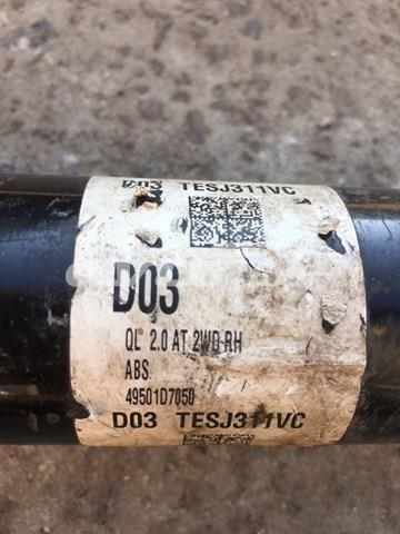 Półoś napędowa przednia prawa Hyundai/Kia 49501D7050 cena, od 133,15 USD