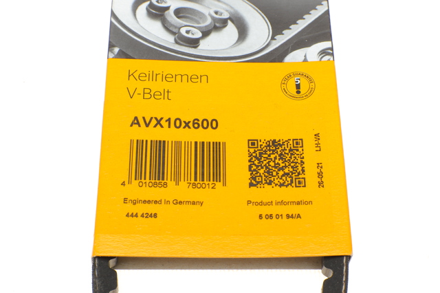 Pas napędowy mechanizmów Continental/Siemens AVX10X600 cena, od 7,28 USD