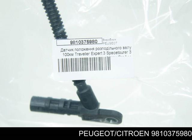 Czujnik położenia wałka rozrządu Peugeot/Citroen 9810375980 cena, od 44,18 USD