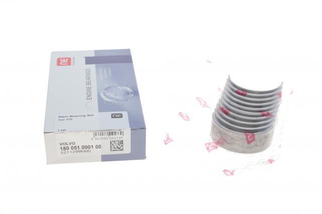 Panewki główne wału korbowego, zestaw, standardowe (STD) NE/NPR 180051000100 cena, od 27,79 USD