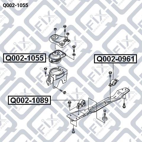 Poduszka (podpora) silnika prawa do Daewoo Leganza  KLAV