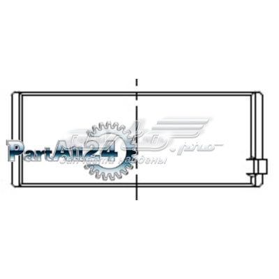 Panewki główne wału korbowego, zestaw, standardowe (STD) Mahle Original 001HL10220000 cena, od 22,81 USD