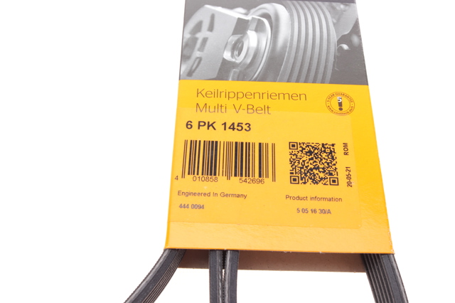 Pas napędowy mechanizmów Continental/Siemens 6PK1453 cena, od 15,68 USD