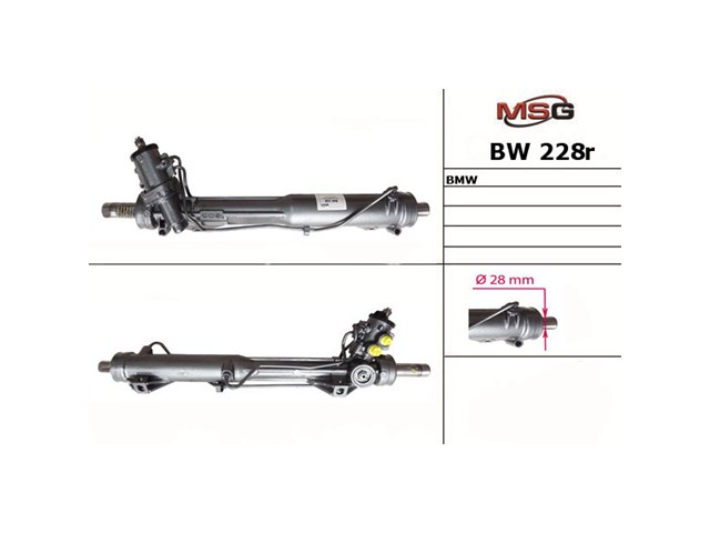 Listwa kierownicza (maglownica) BW228R MSG Rebuilding