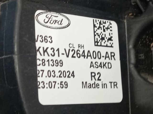 BK31V219A64CJ Ford Zamek drzwi przednich prawych