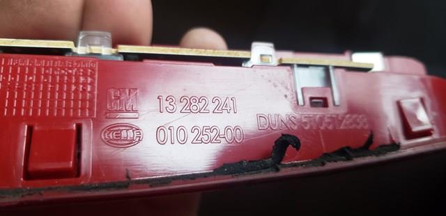 13282241 General Motors Lampa stop tylna dodatkowa