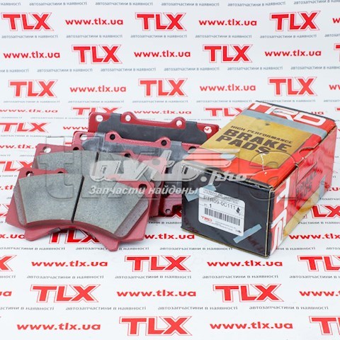 Do koszyka PTR090C111 Toyota Klocki hamulcowe przednie tarczowe