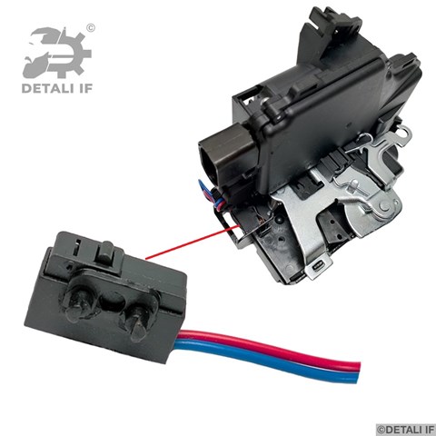 DF13710 Detali IF Zamek drzwi tylnych lewych