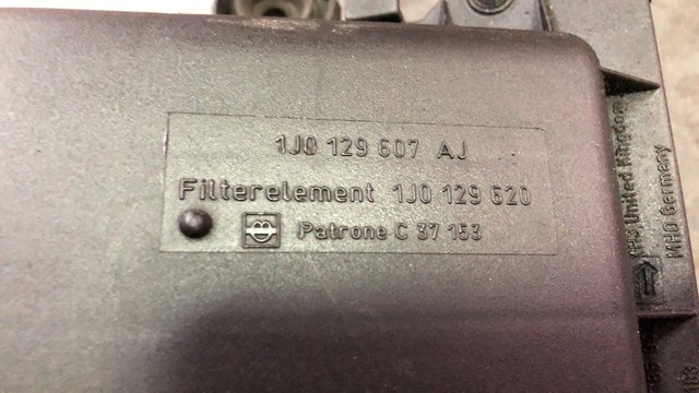 Do koszyka 1J0129607AJ VAG Obudowa filtra powietrza