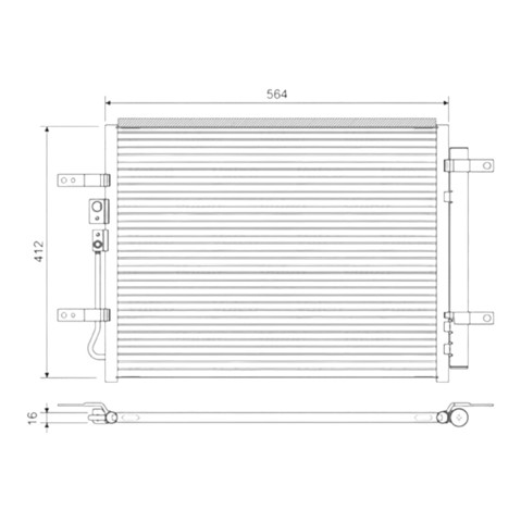 Chłodnica klimatyzacji TYC 606HN2106 cena, od 113,87 USD