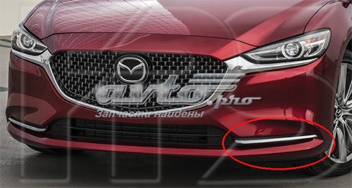 Listwa ochronna zderzaka przedniego lewa Mazda 6 (GJ, GL)