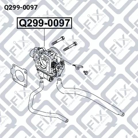 Do koszyka Q2990097 Q-fix Przepustnica, komplet