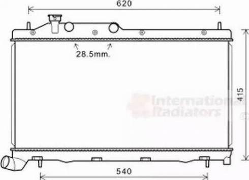 Chłodnica silnika PL092627 Koyorad