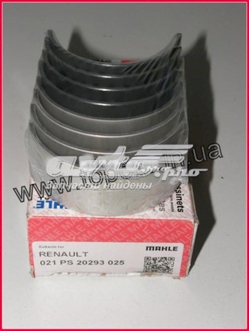 Panewki korbowodowe wału korbowego, zestaw, 1. naprawa (+0,25) Mahle Original 021PS20293025 cena, od 47,35 USD