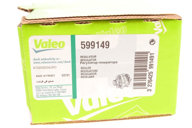 Regulator alternatora (przekaźnik ładowania) 599149 VALEO