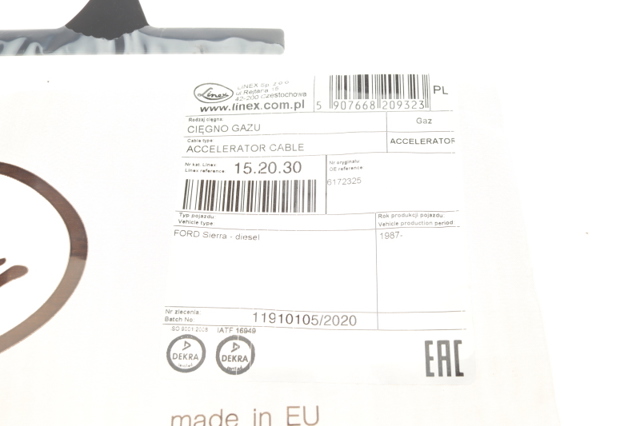 Do koszyka Linka gazu Ford Sierra II GBC,GBG