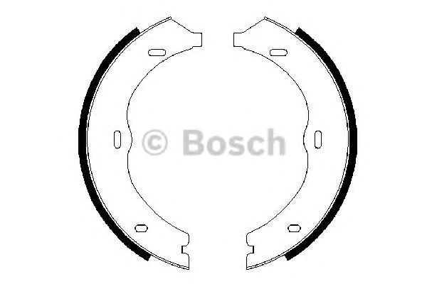 986487718 Bosch Klocki hamulca ręcznego