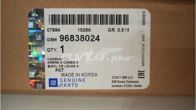 Do koszyka 96838024 General Motors Wał rozrządu silnika