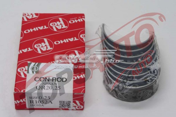 Panewki korbowodowe wału korbowego, zestaw, 1. naprawa (+0,25) R1052A025 Taiho