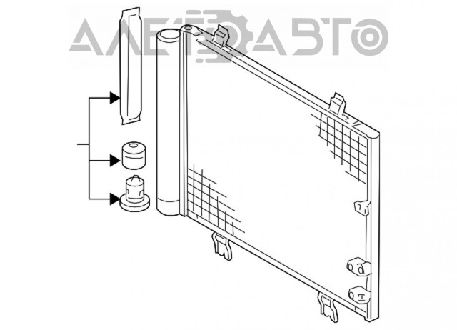 8846030871 Toyota chłodnica klimatyzacji