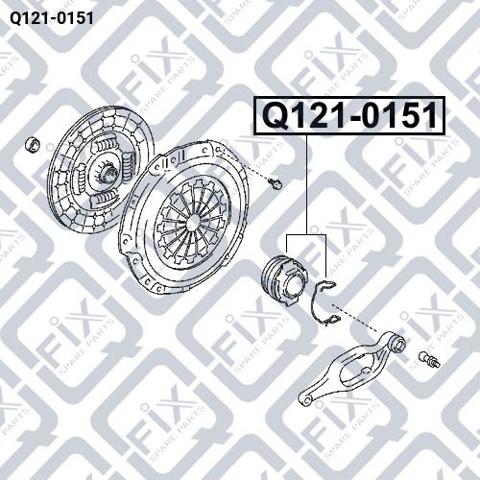  Łożysko wyciskowe sprzęgła Toyota Land Cruiser 