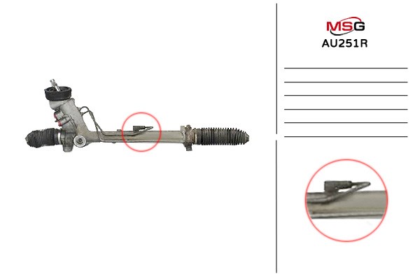 Listwa kierownicza (maglownica) do Volkswagen Polo IV 9A4
