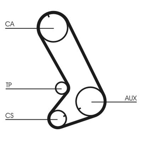 Pasek rozrządu CT773 Continental/Siemens