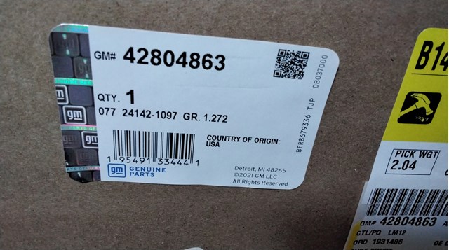 Kierownica powietrza (deflektor) chodnicy dolna General Motors 42804863
