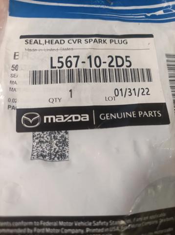 Pierścień uszczelniający gniazda świecy Mazda L567102D5 cena, od 11,84 USD