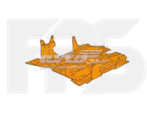 Osłona silnika, miski (przedziału silnika) FPS FP3034221 cena, od 109,34 USD