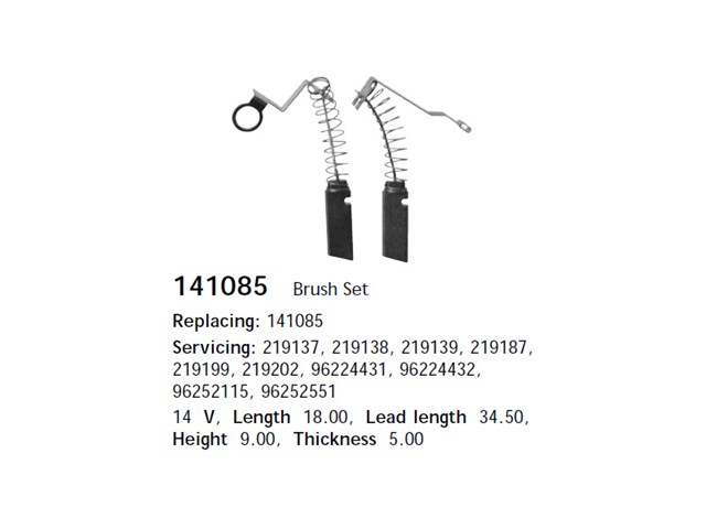 Szczotka alternatora Daewoo Lanos 