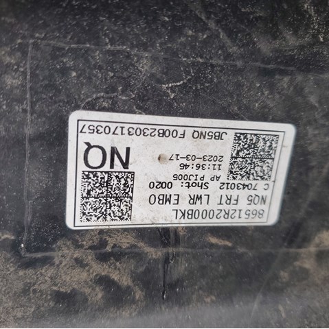 Do koszyka 86512R2000 Hyundai/Kia Spojler zderzaka przedniego