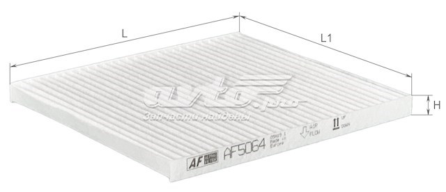 AF5064 Alpha-filter filtr kabiny