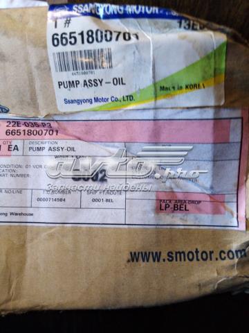 Do koszyka Pompa oleju SsangYong Rexton I RJ