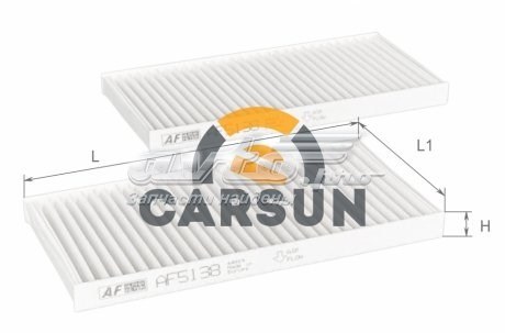 Filtr kabiny Alpha Filter AF5138 cena, od 7,24 USD