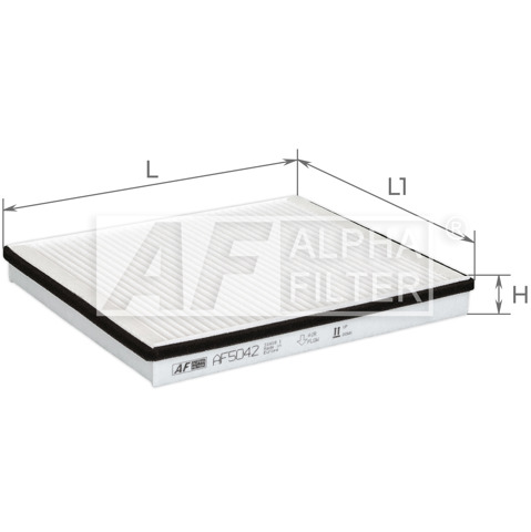 Do koszyka AF5042 Alpha Filter Filtr kabiny
